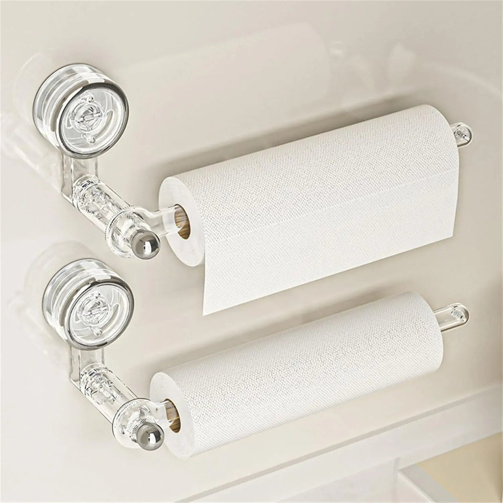 Kalsten | Kitchen roll holder with vacuum suction cup – Drill-free & reusable