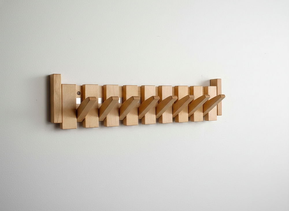 HarmonyHook – Artistic Wooden Wall Hook