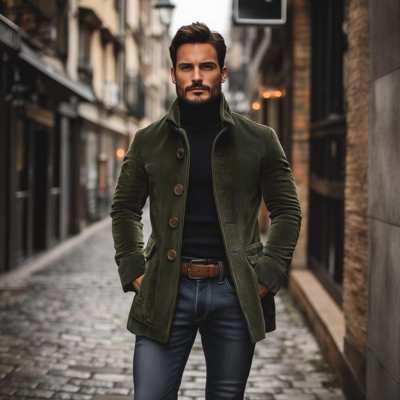 Yves - Short-cut Men's Coat