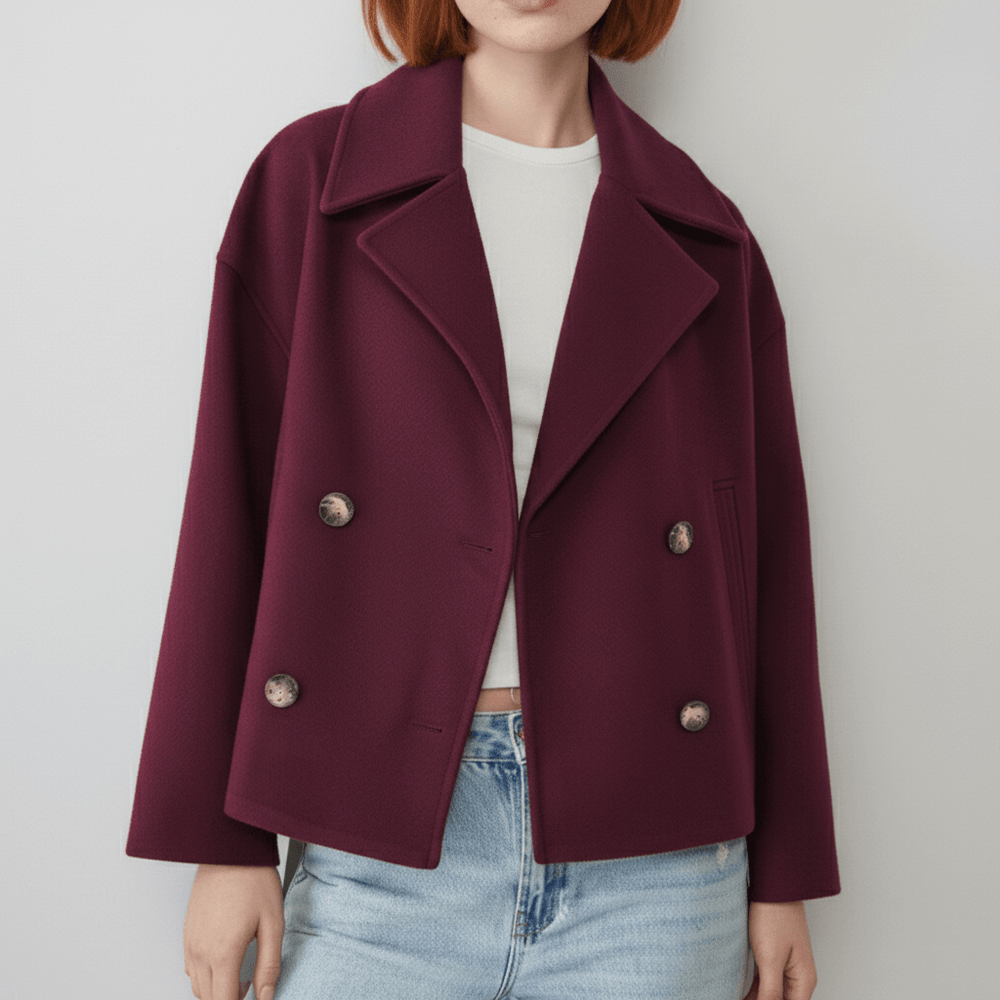 Short Double-Breasted Jacket - Dorothea
