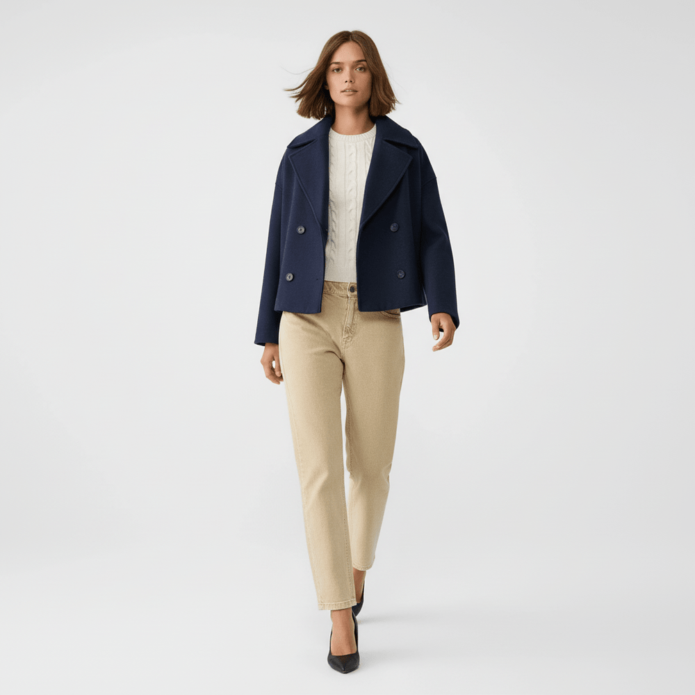 Short Double-Breasted Jacket - Dorothea - 6