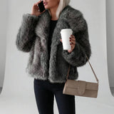 Short statement coat - Riana - 7