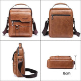 Kalsten | Men's Genuine Leather Shoulder Bag | Durable, Adjustable Strap & Ideal for Work or Leisure