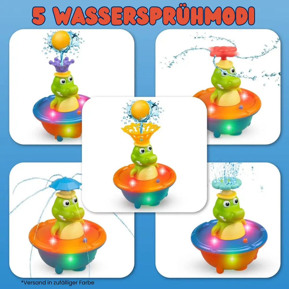 Enhanced Product Title: "LED Krokodil Wasserfontäne mit Wechselaufsätzen & Lichteffekten – Perfekte Dekoration für Garten und Teich" 

This title includes relevant keywords while highlighting the product's features and potential uses, making it more appea