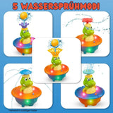 Enhanced Product Title: "LED Krokodil Wasserfontäne mit Wechselaufsätzen & Lichteffekten – Perfekte Dekoration für Garten und Teich" 

This title includes relevant keywords while highlighting the product's features and potential uses, making it more appea