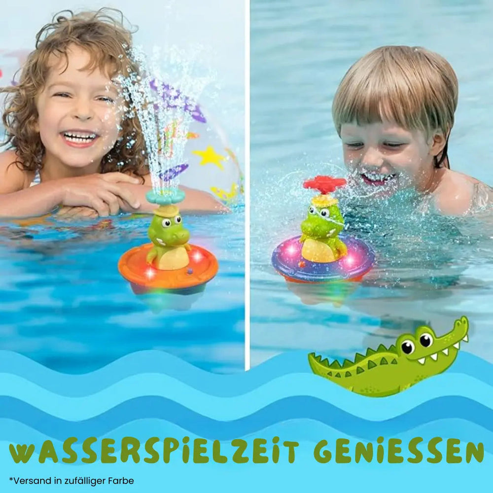 Enhanced Product Title: "LED Krokodil Wasserfontäne mit Wechselaufsätzen & Lichteffekten – Perfekte Dekoration für Garten und Teich" 

This title includes relevant keywords while highlighting the product's features and potential uses, making it more appea