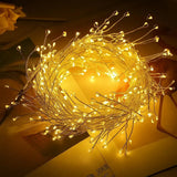 LED Copper Wire String Lights – 9m 300 LEDs, IP65 Waterproof & USB Remote Control
