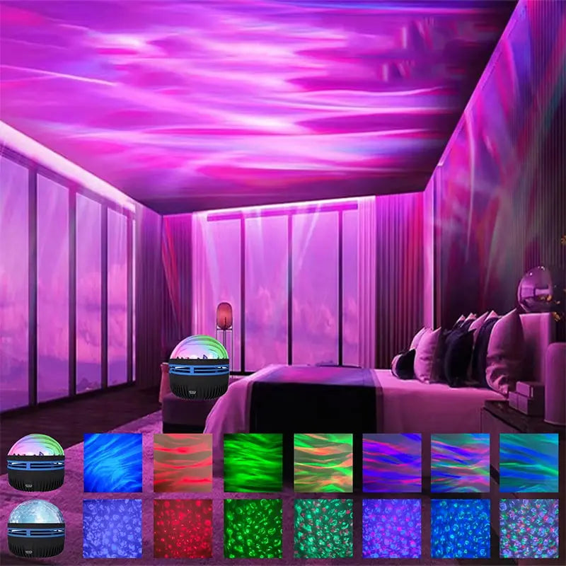 LED-Projektor für Sofortige Ruhe und Entspannung – Ideal für Meditation, Yoga und Entspannung zu Hause