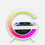 Optimized Product Title: **Smart LED Alarm Clock Lamp with Bluetooth Speaker & Wireless Charging Function - Stylish & Multi-Functional Design** 

This title includes relevant keywords while emphasizing the product's features and appeal.