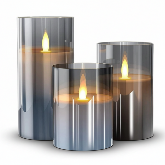 Flameless LED Candles – Remote Control, Warm White & Decorative Set
