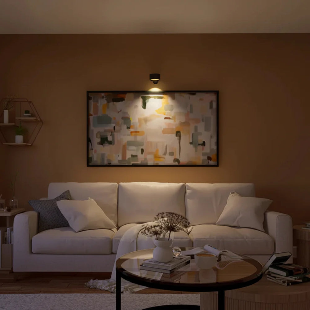 Wall Light Cordless Rotating LED Night Lamp