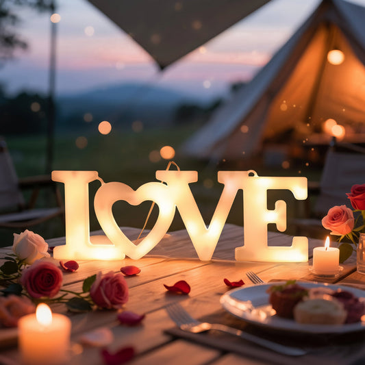 Heart LED Night Light – Battery Powered, Wall Decor & Valentine Gift