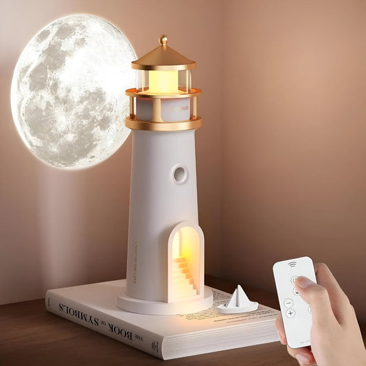 Night Light Projection Lamp – LED, Lighthouse Design & Room Decor