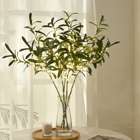 LED Branch Table Light – Floral Design, Natural Accent & Home Decor