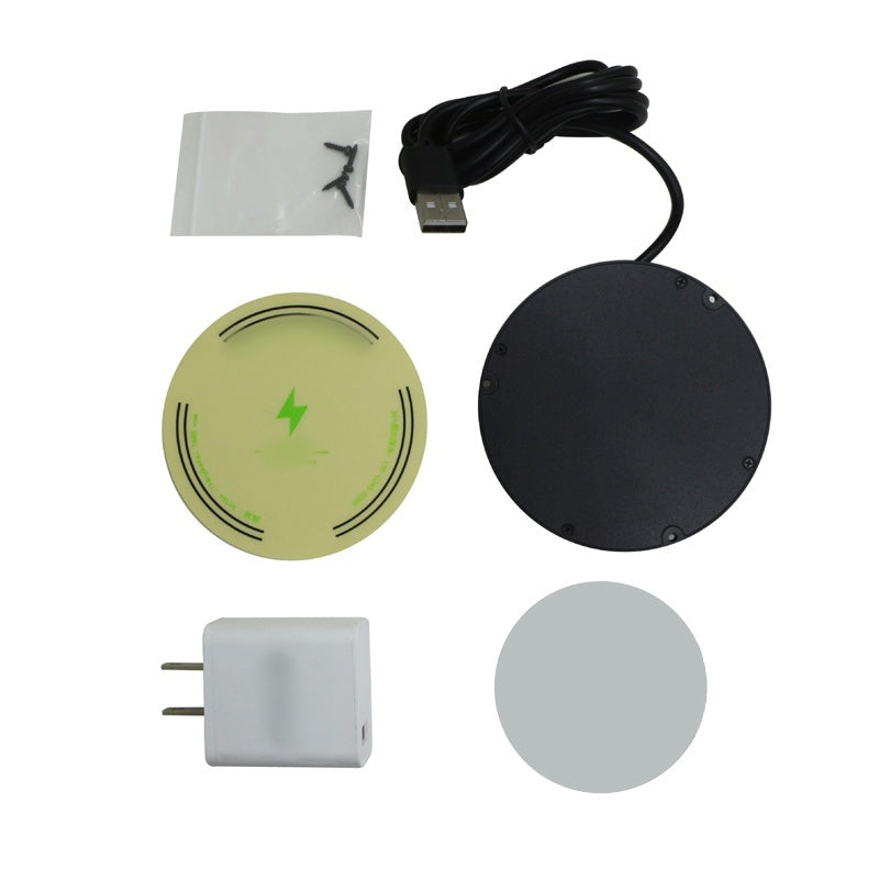 Under-Desk Wireless Charger – Qi Fast Charging, Invisible Mount & Through-Surface