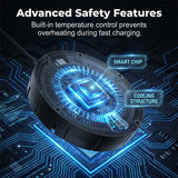 Under-Desk Wireless Charger – Qi Fast Charging, Invisible Mount & Through-Surface