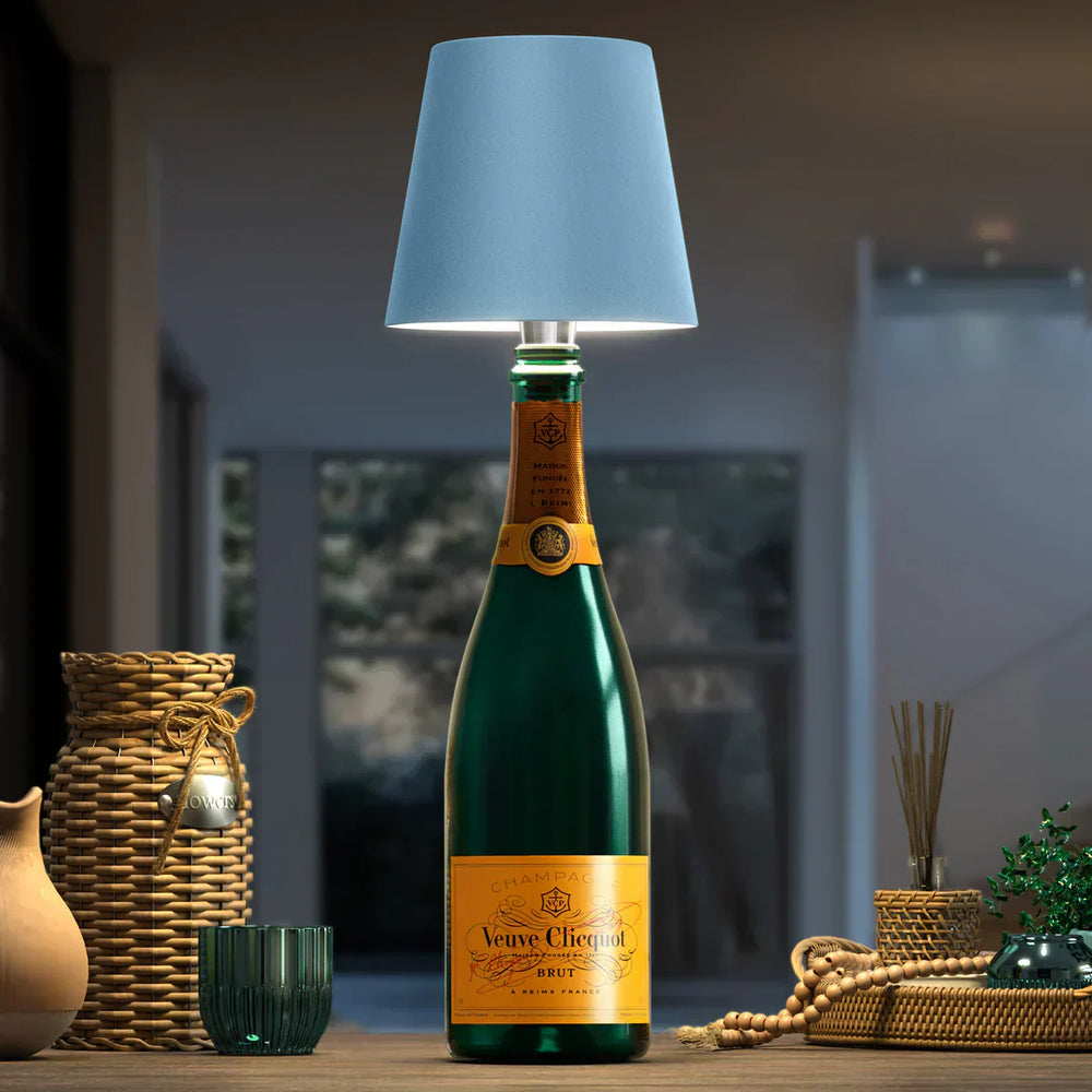 LED Bottle Cap Lamp – USB Rechargeable, Touch Dimmable & Warm White for Any Bottle