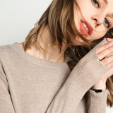 Women's Long-Sleeve Crew-Neck Sweater