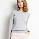 Women's Long-Sleeve Crew-Neck Sweater