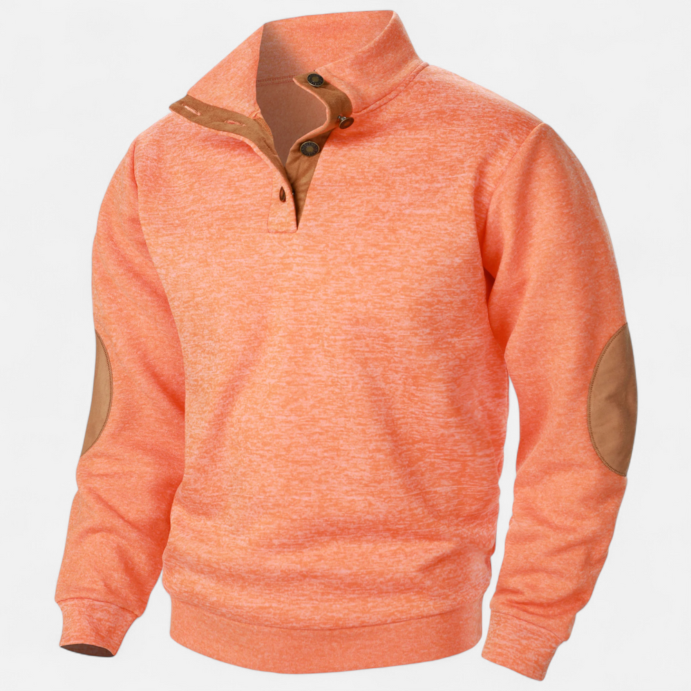 Hugo - Long-Sleeve Pullover with Stand-Up Collar