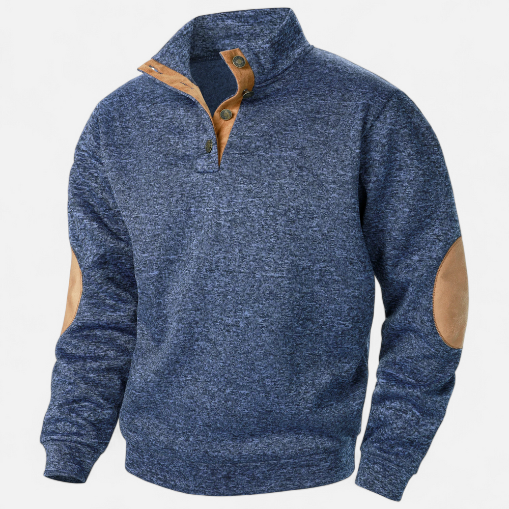 Hugo - Long-Sleeve Pullover with Stand-Up Collar