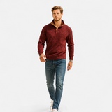 Hugo - Long-Sleeve Pullover with Stand-Up Collar