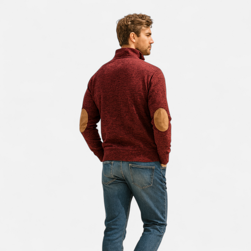 Hugo - Long-Sleeve Pullover with Stand-Up Collar
