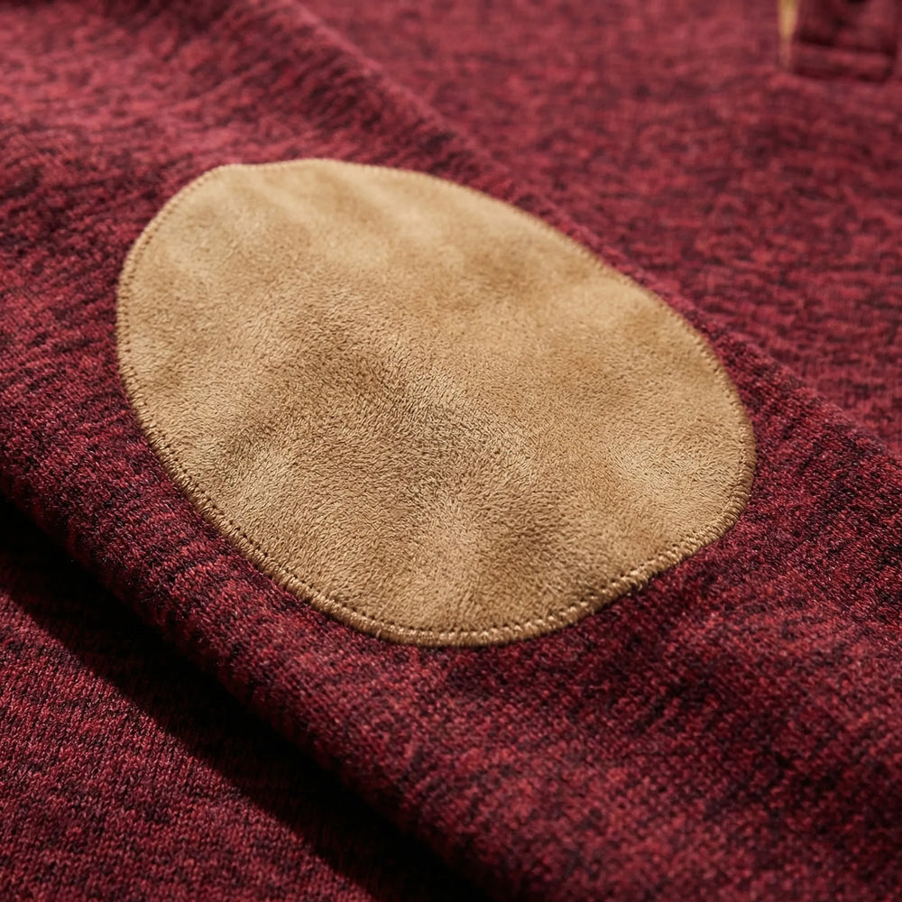 Michael - Long-Sleeve Pullover with Stand-Up Collar