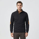 Michael - Long-Sleeve Pullover with Stand-Up Collar