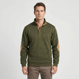 Michael - Long-Sleeve Pullover with Stand-Up Collar
