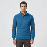 Michael - Long-Sleeve Pullover with Stand-Up Collar
