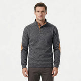 Michael - Long-Sleeve Pullover with Stand-Up Collar