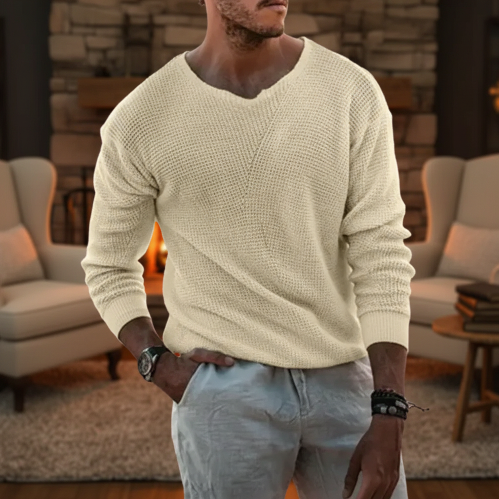 Long Sleeve Knit Sweater - WarmthSweater