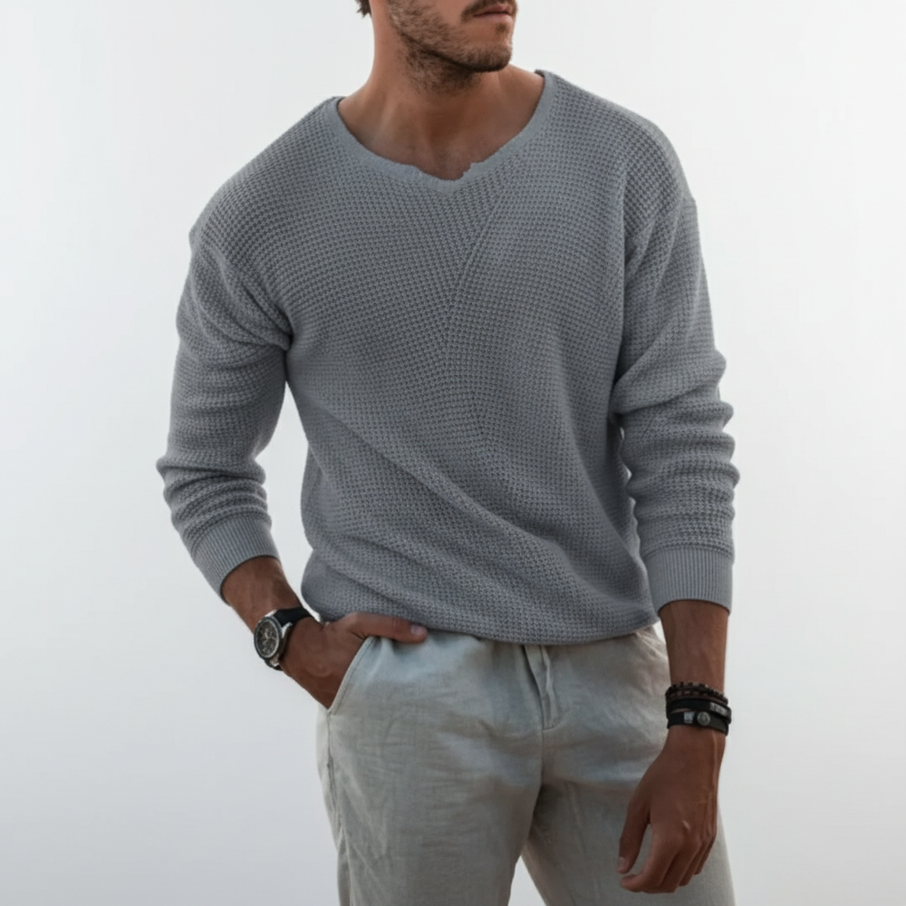 Long Sleeve Knit Sweater - WarmthSweater
