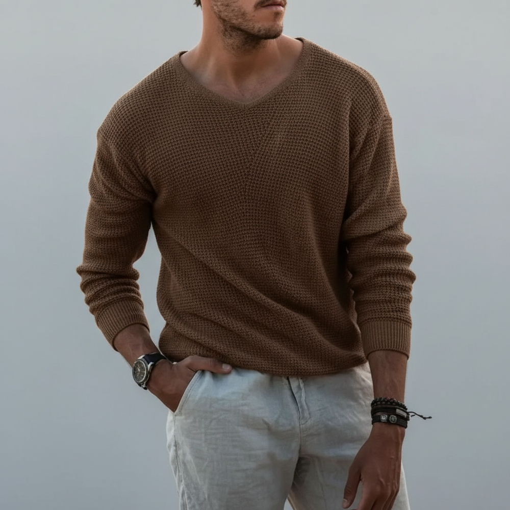 Long Sleeve Knit Sweater - WarmthSweater