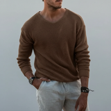 Long Sleeve Knit Sweater - WarmthSweater