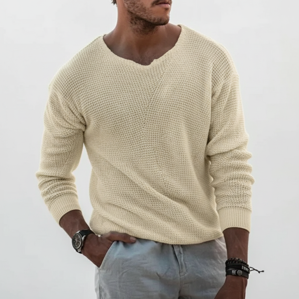 Long Sleeve Knit Sweater - WarmthSweater