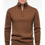 Long-Sleeved Sweater With Zip - Noah
