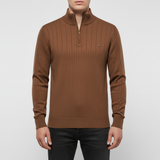 Long-Sleeved Sweater With Zip - Noah