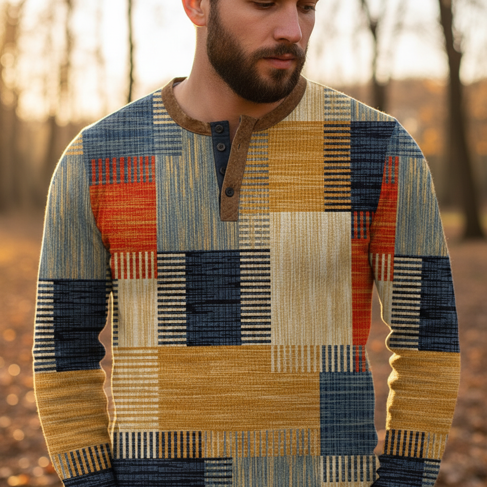 Long-sleeved men's sweater - Sven