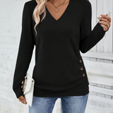 Long-sleeved comfortable sweater - Brigitte - 5