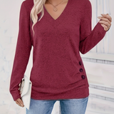 Long-sleeved comfortable sweater - Brigitte - 7