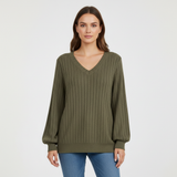 Long-sleeved knit jumper - Liane