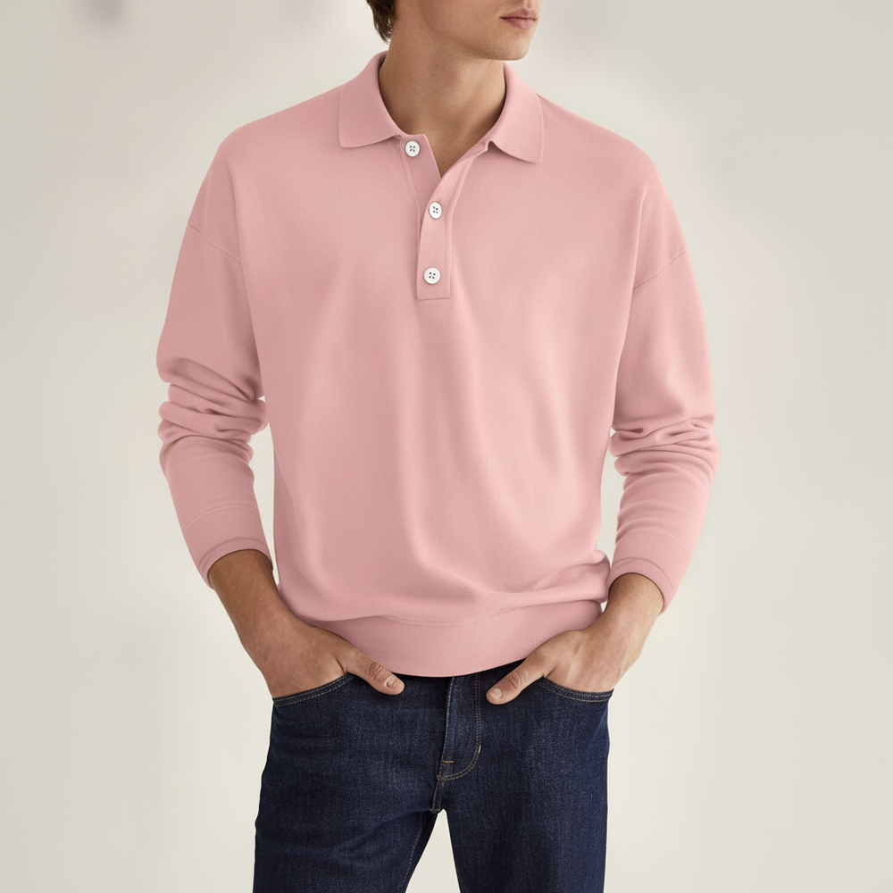 Vincent Long-Sleeve Polo Shirt