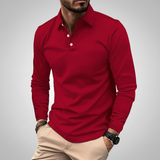 Vincent Long-Sleeve Polo Shirt