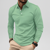 Vincent Long-Sleeve Polo Shirt