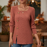 Long-sleeved knitted top - Helena