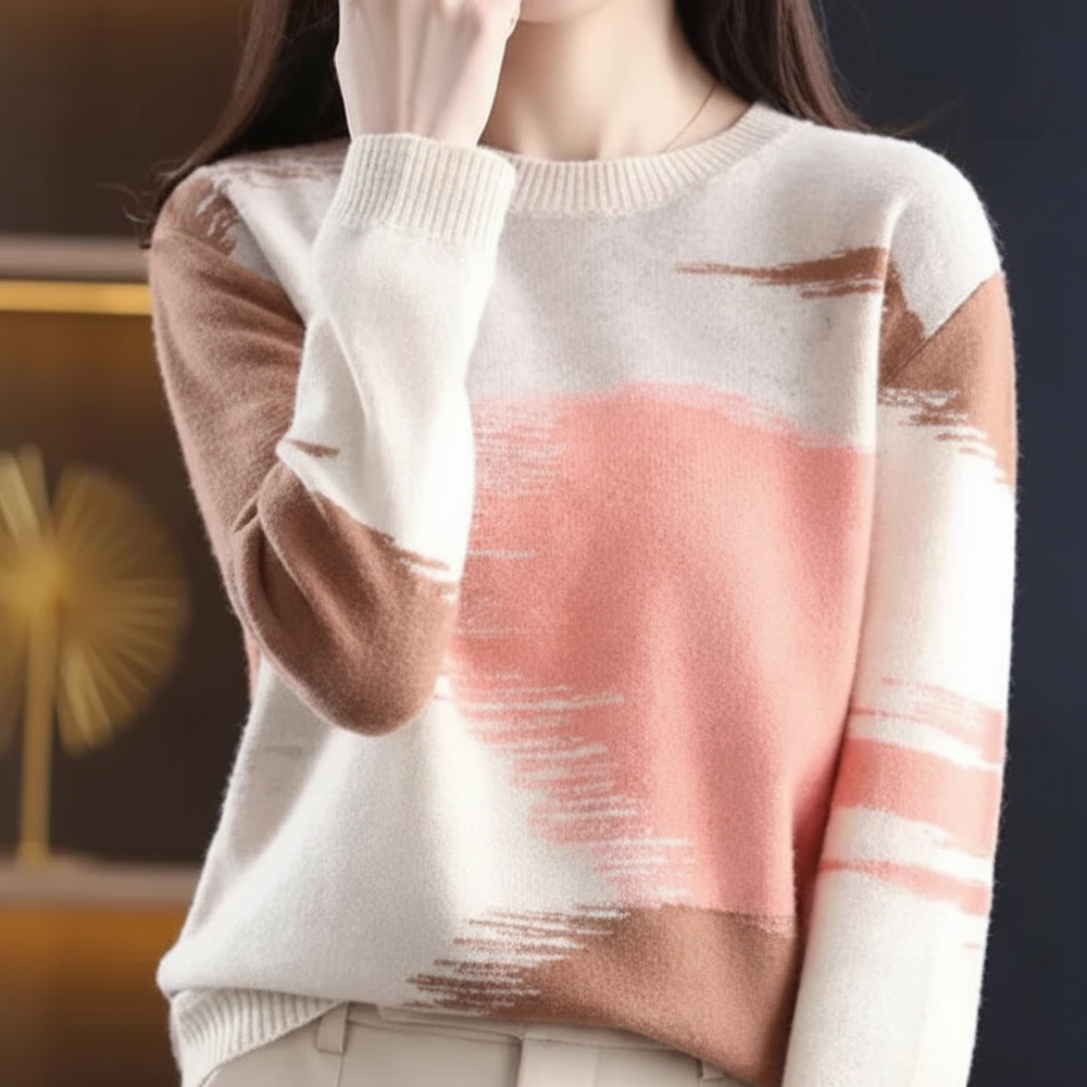 Ladies' Sweater with Round Neck - Greta