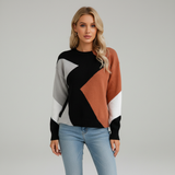 Patchwork Design Women's Jumper - Miriam