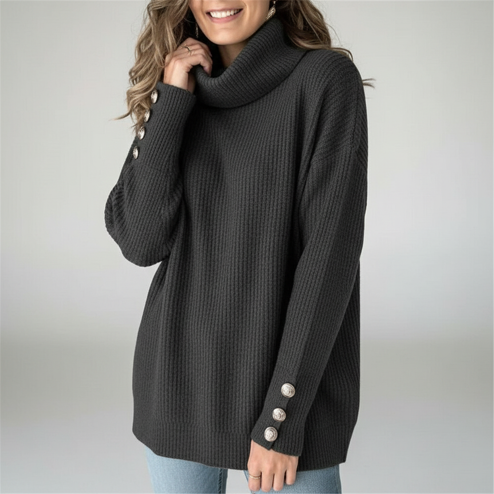 Long Sleeve Women's Sweater - Karin - 2